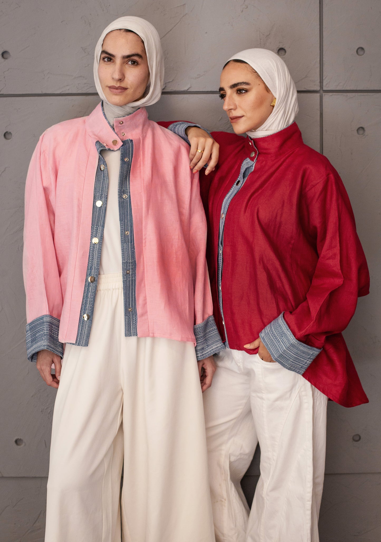 The Canvas Overshirt In Baby Pink