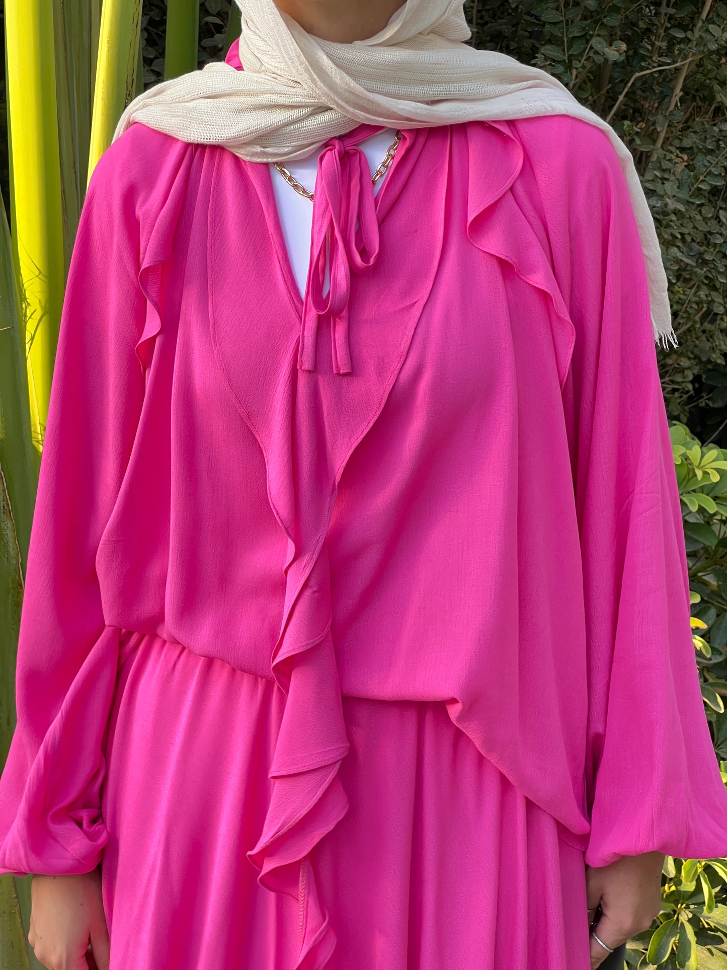Breeze set in fuscia