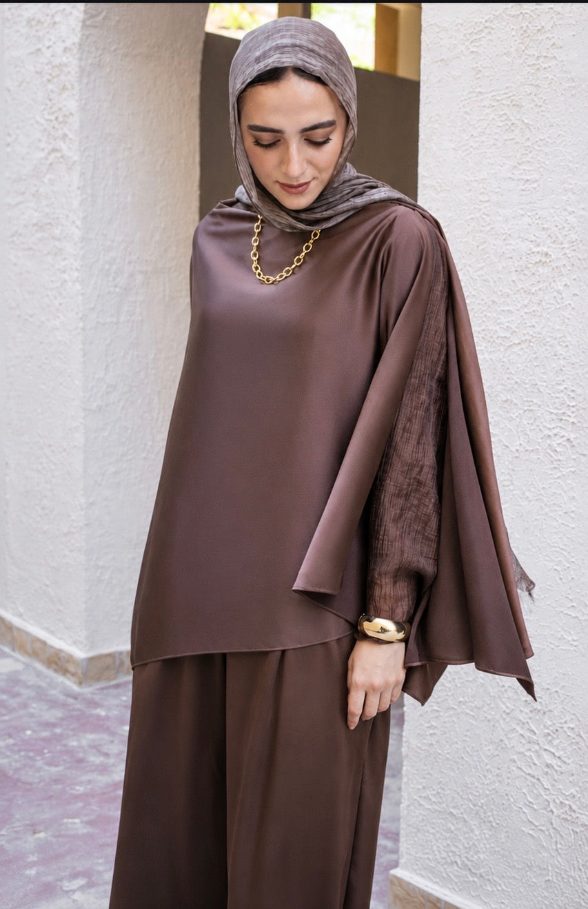 Diala Cape In Brown