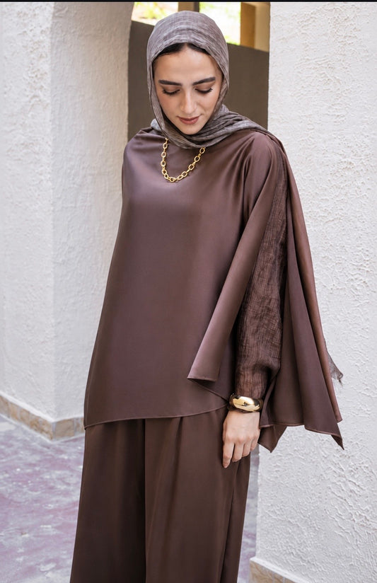 Diala Cape In Brown