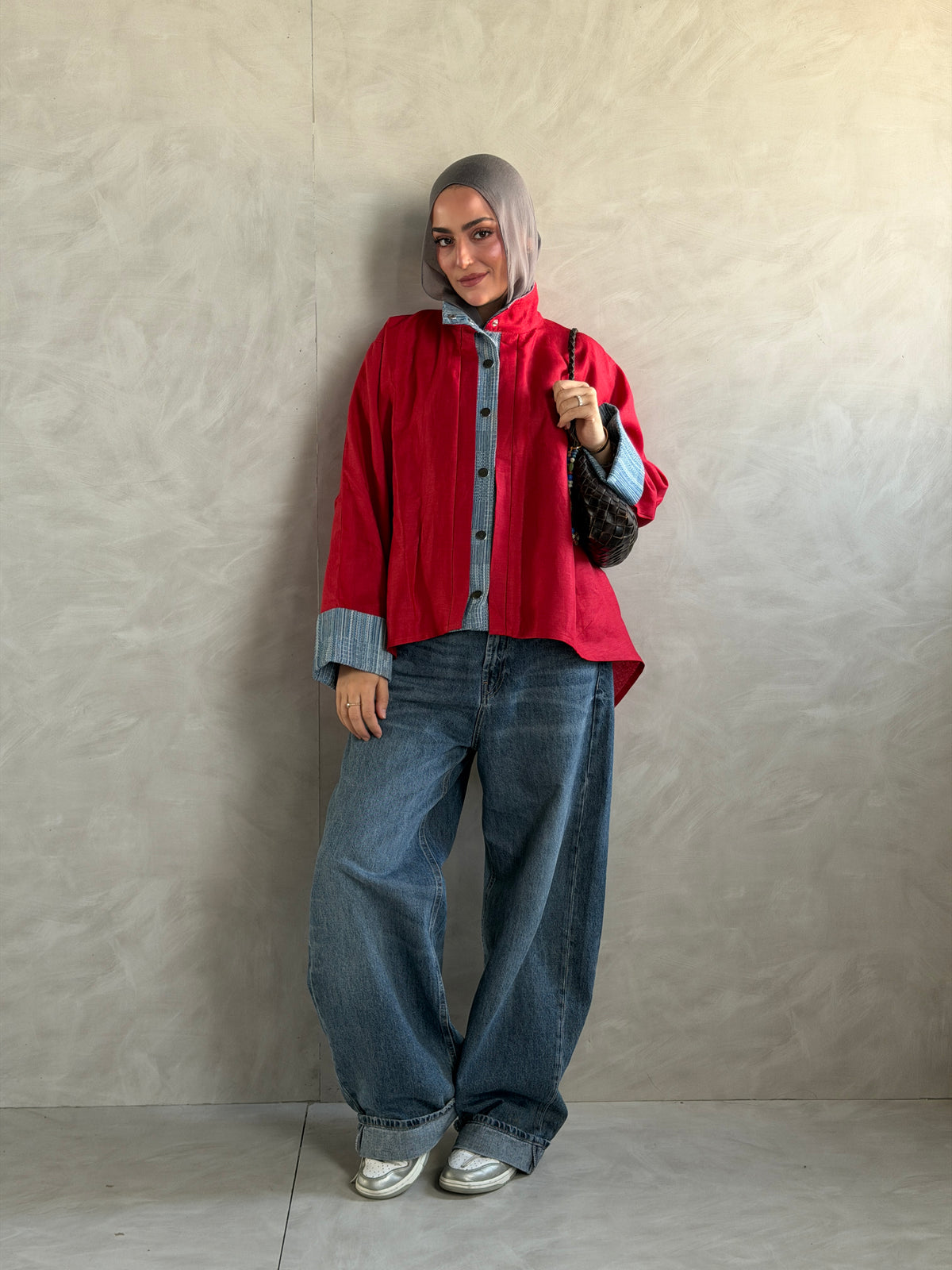 The Canvas Overshirt In Red