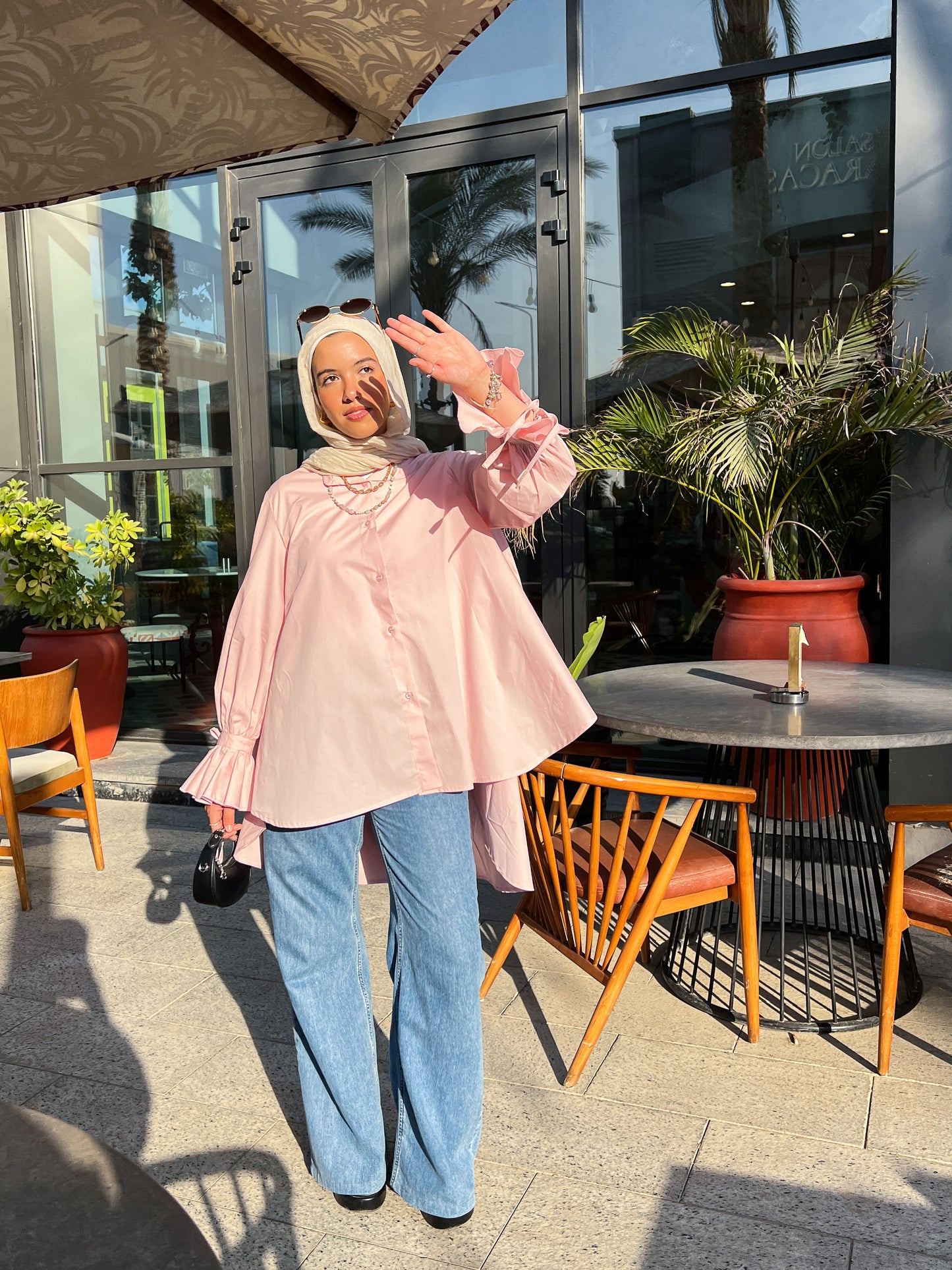 Involved Shirt In Pastel Rose