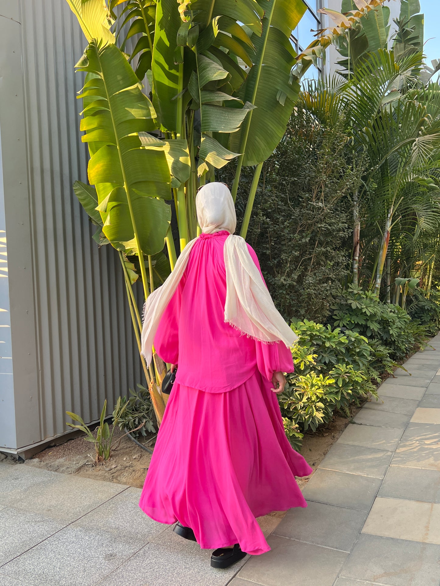 Breeze set in fuscia