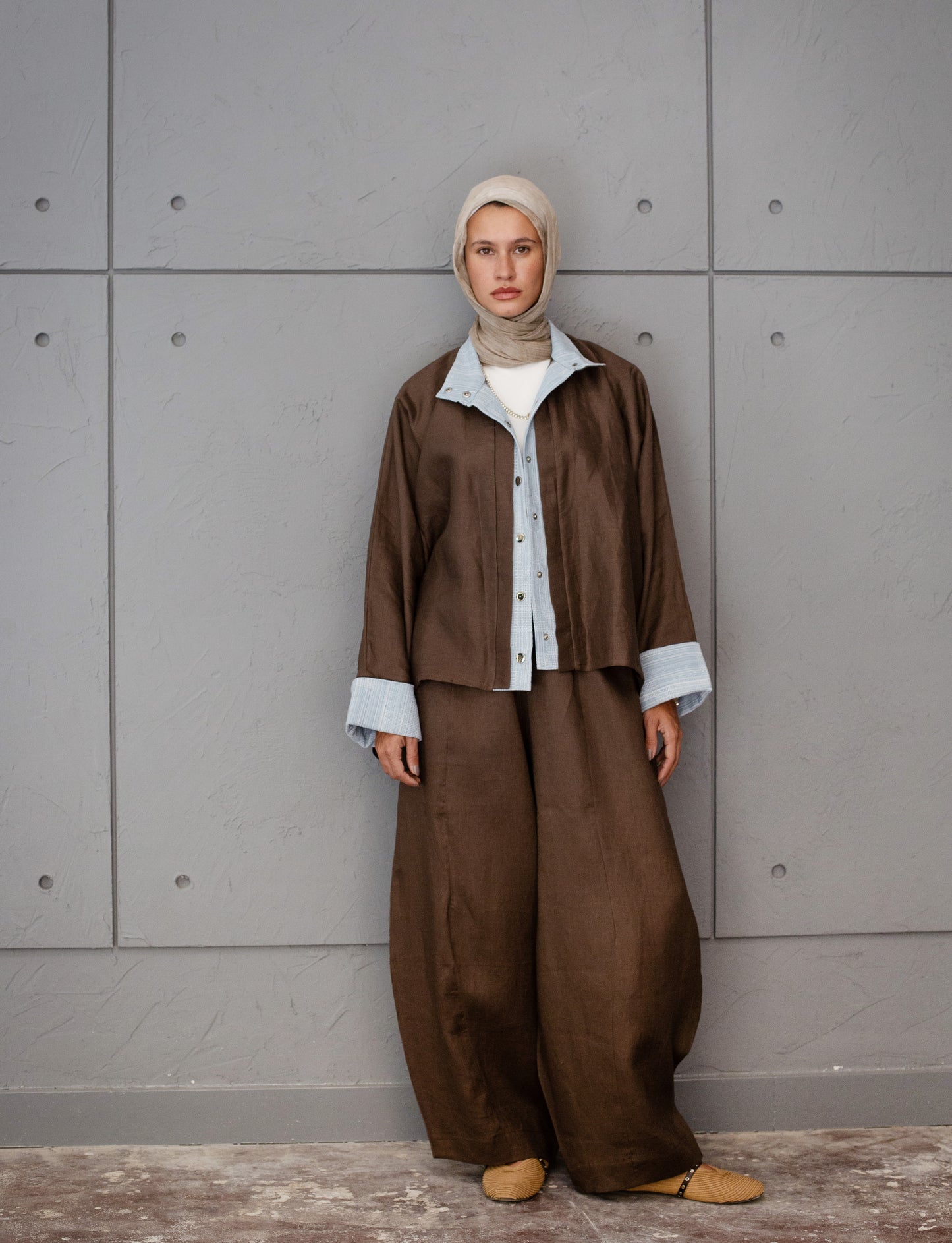 The Canvas Overshirt In Brown
