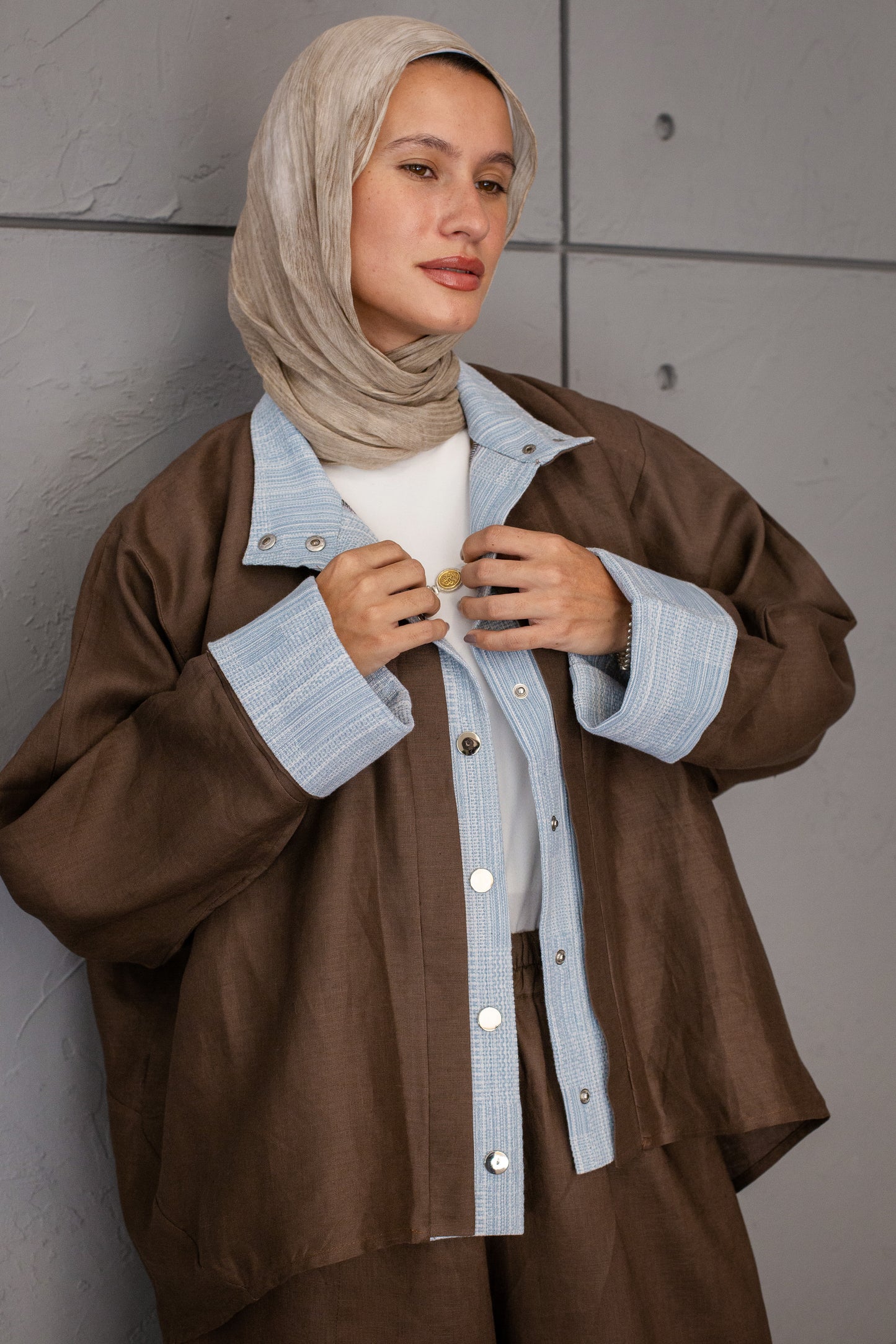 The Canvas Overshirt In Brown