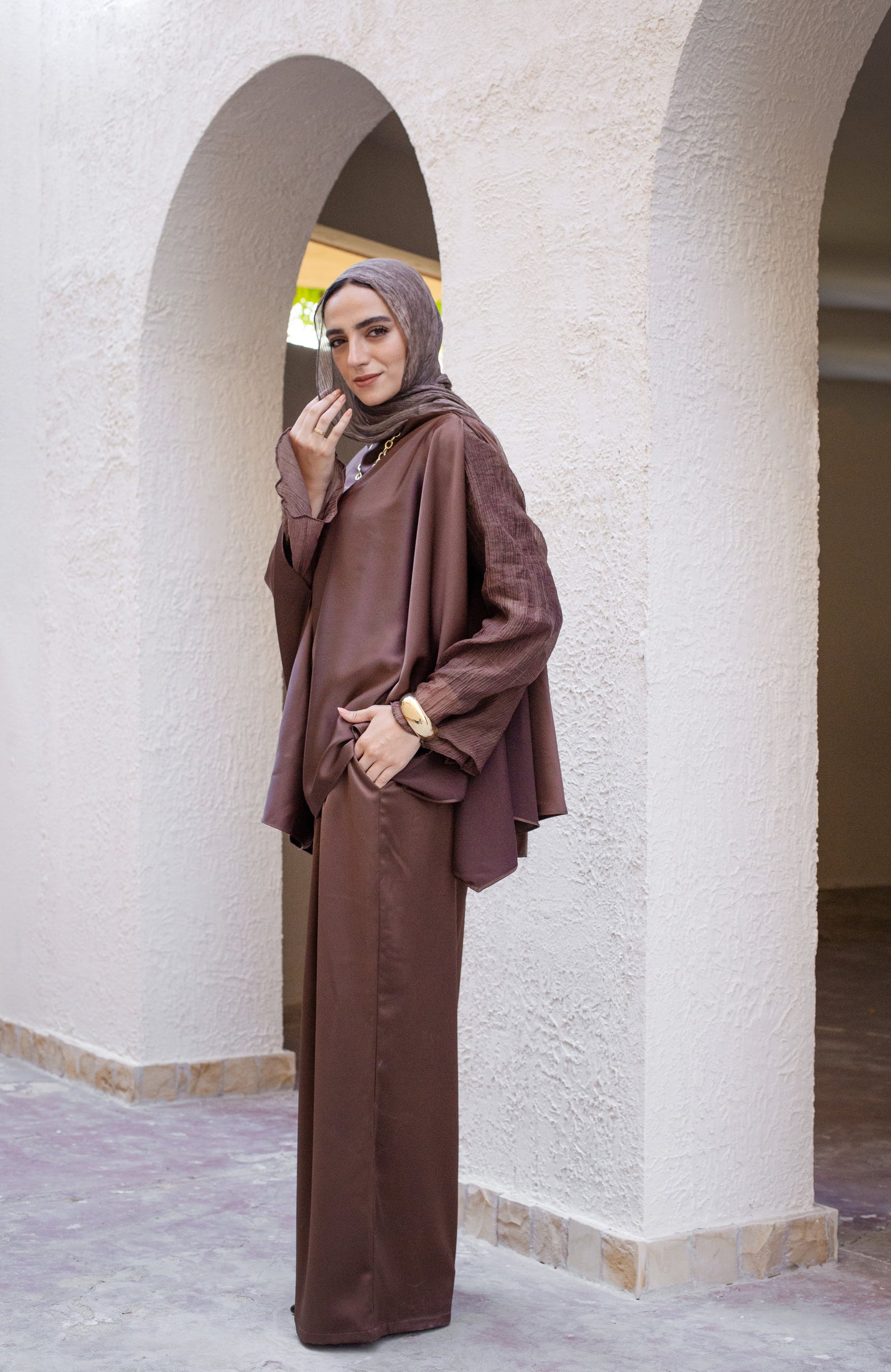 Diala Set In Brown
