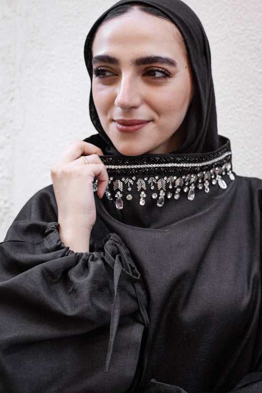 Collar Top Crystal Edition Black