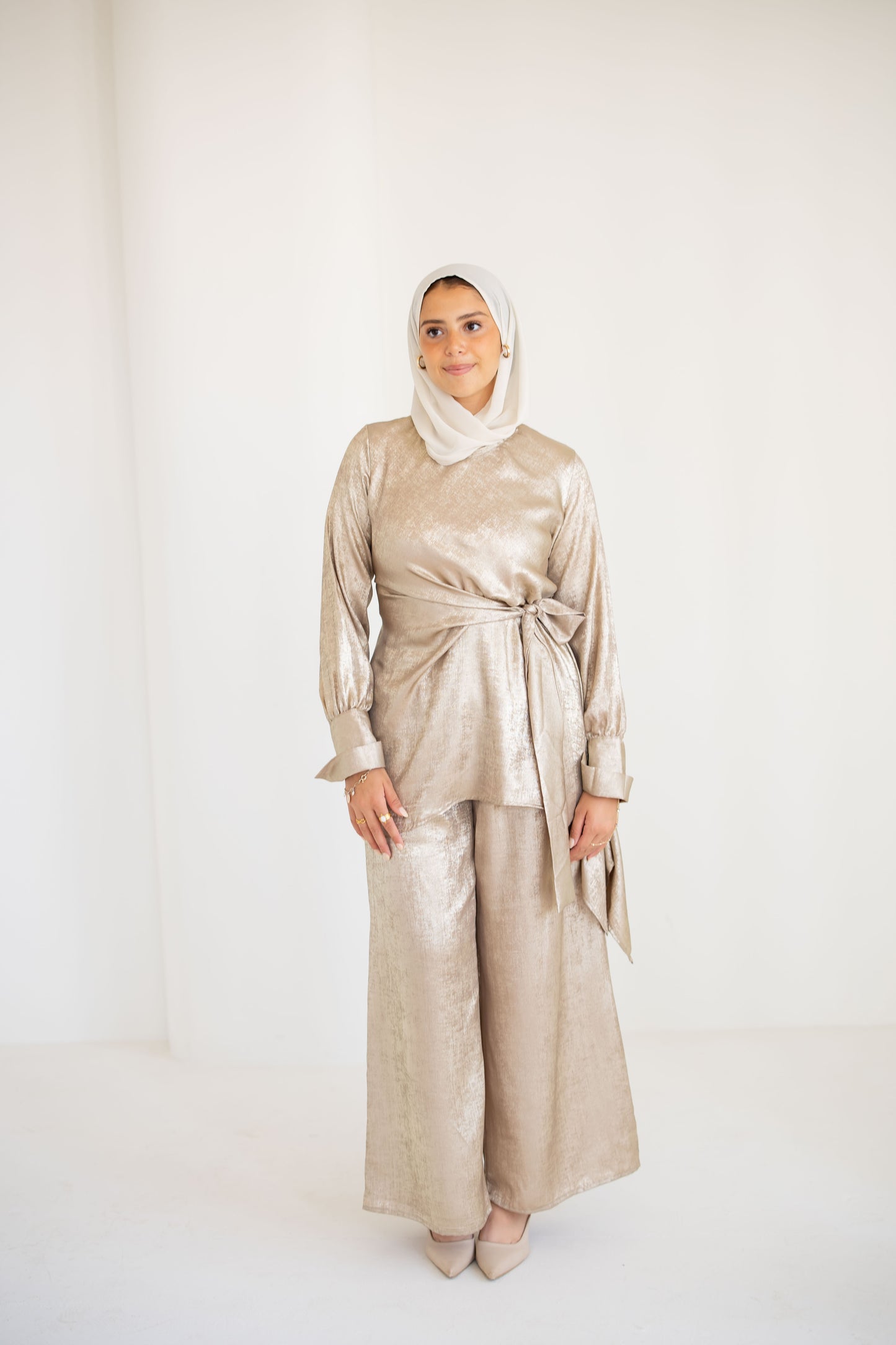 Sophia Set In Cafe/Gold