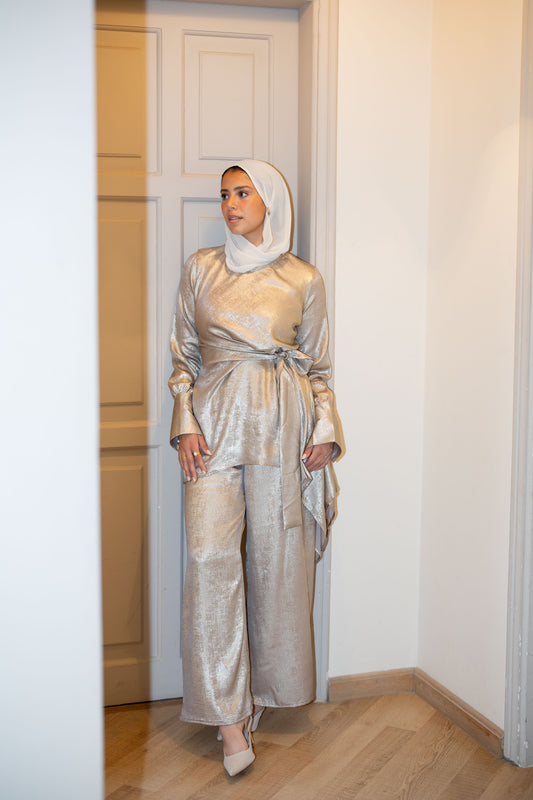 Sophia Set In Cafe/Gold